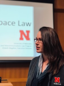 Candid of Magilton Lecturing in Classroom